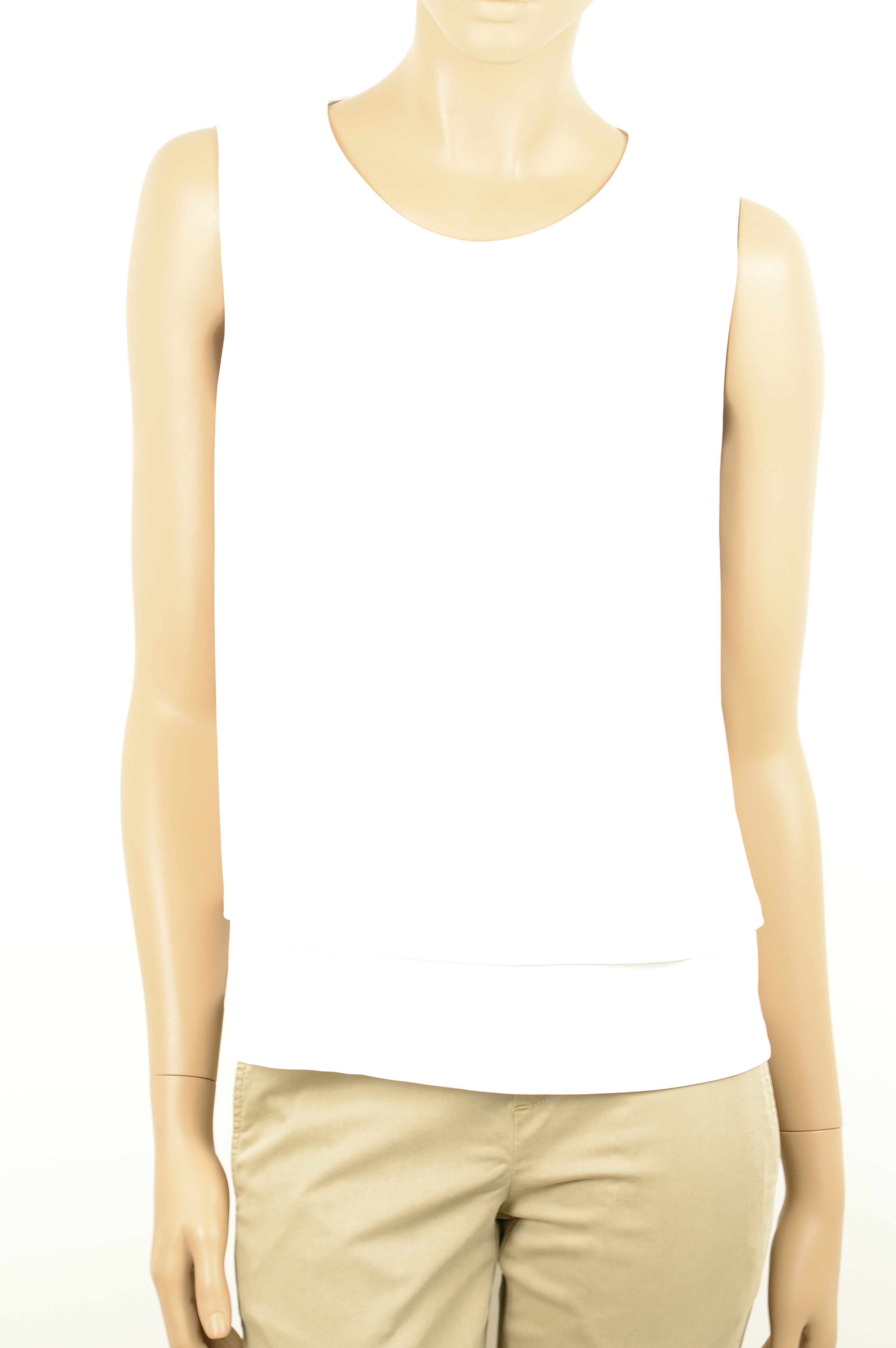 3256 Top doble delante con cuello redondo